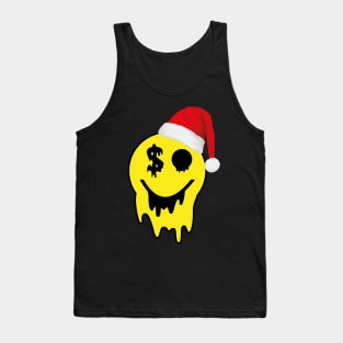 Psychedelic Smile Santa 2023 dollar Tank Top